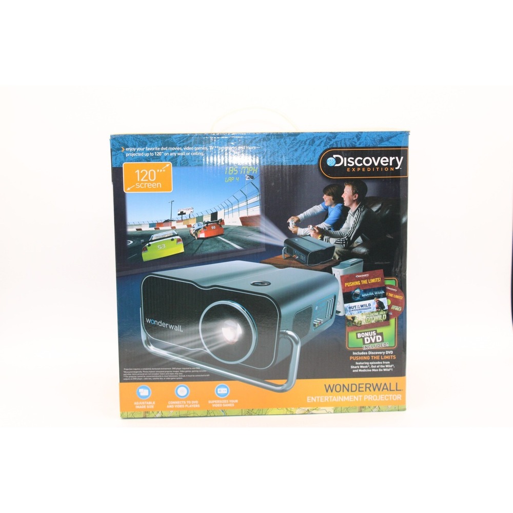 NEW Discovery Expedition Wonderwall Entertainment LCD Projector Model 1625075